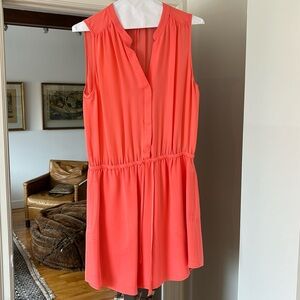 Babaton (Aritzia) bright pink 100% silk dress. Worn once.